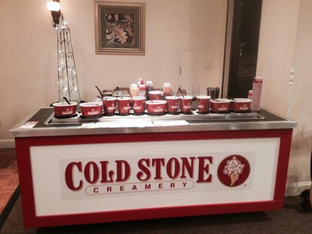 Our Sundae Bar Indoors - Cold Stone Creamery Catering